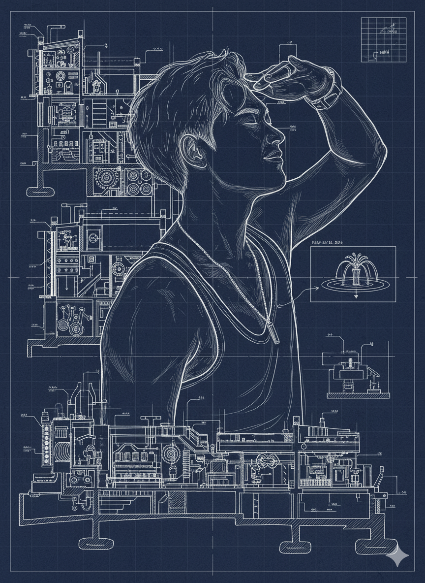 Sketch/Blueprint Style
