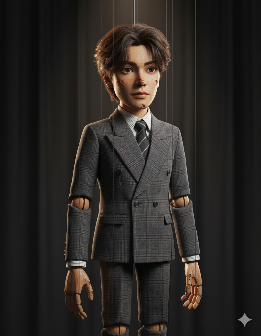 Character Made of Wood