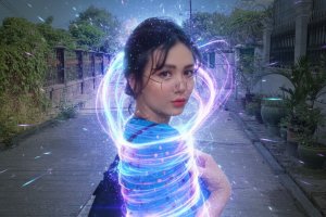 Outfit Made of Light/Energy