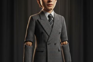 Character Made of Wood